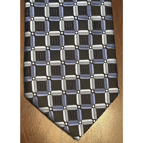 Cherskin Blue Gray 100% Polyester Men’s Neck Tie Made In China - Picture 1 of 9